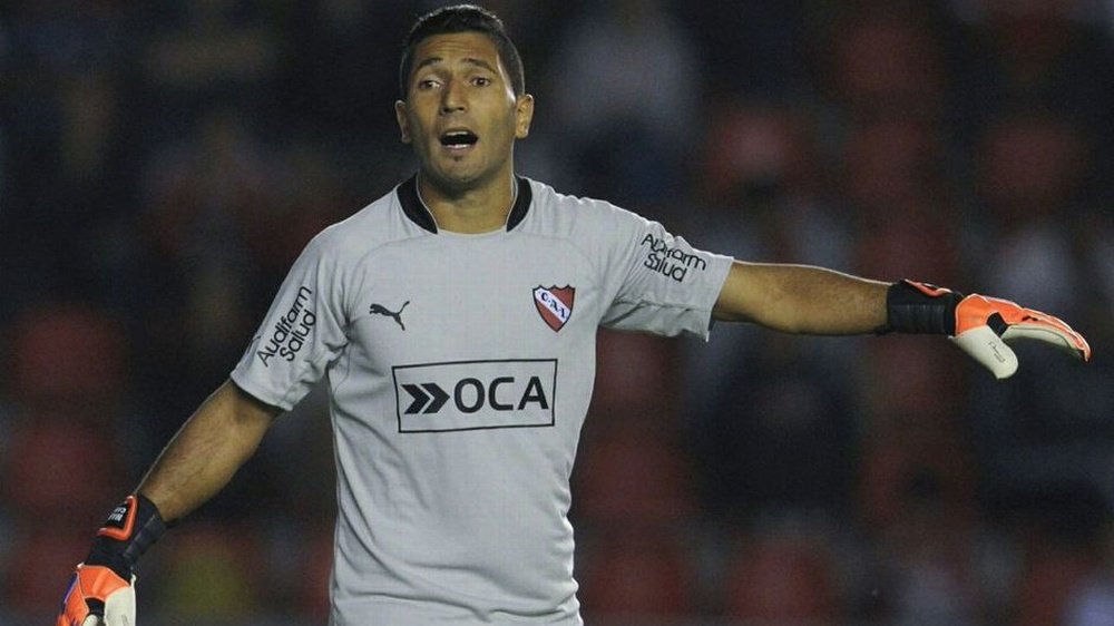 El guardameta tiene contrato hasta 2021 con Independiente. EFE/Archivo