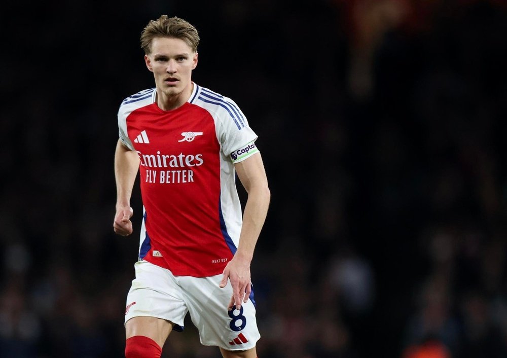 Martin Odegaard reflected on PSG loss. EFE