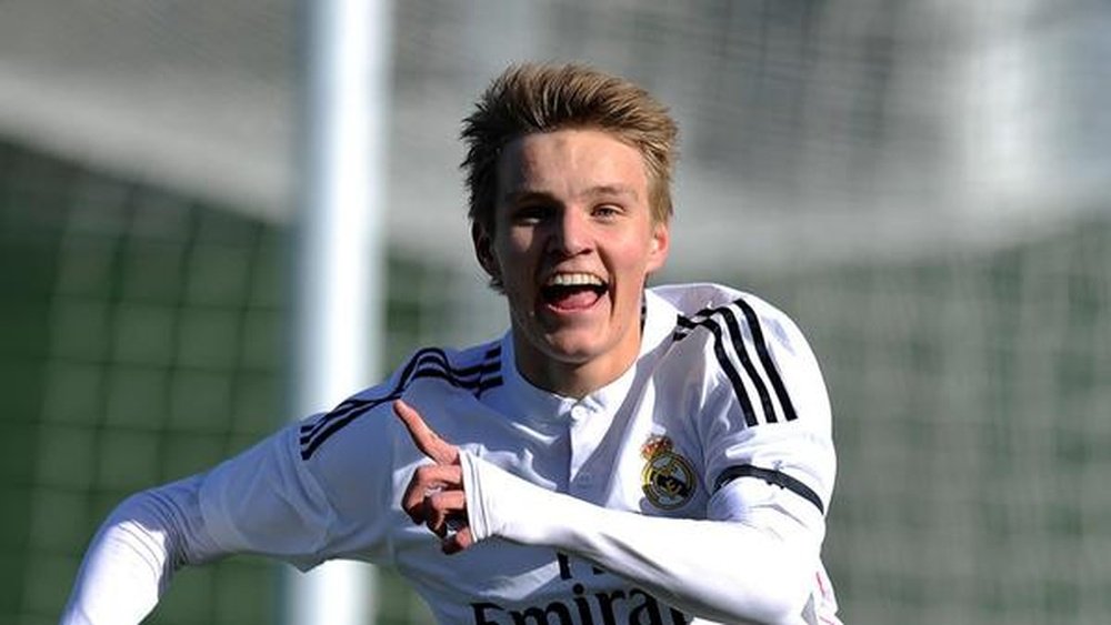 Martin Odegaard, jugador del Castilla, que podría jugar con el primer equipo del Real Madrid. Twitter