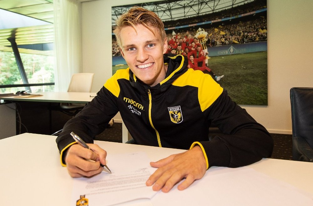 Odegaard, élu MVP du Vitesse cette saison. Vitesse