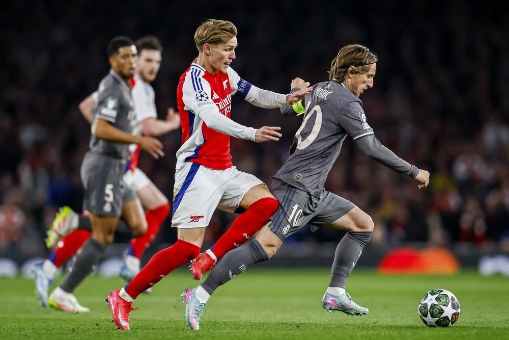 Modric made his 133rd Champions League appearance for Real Madrid. EFE