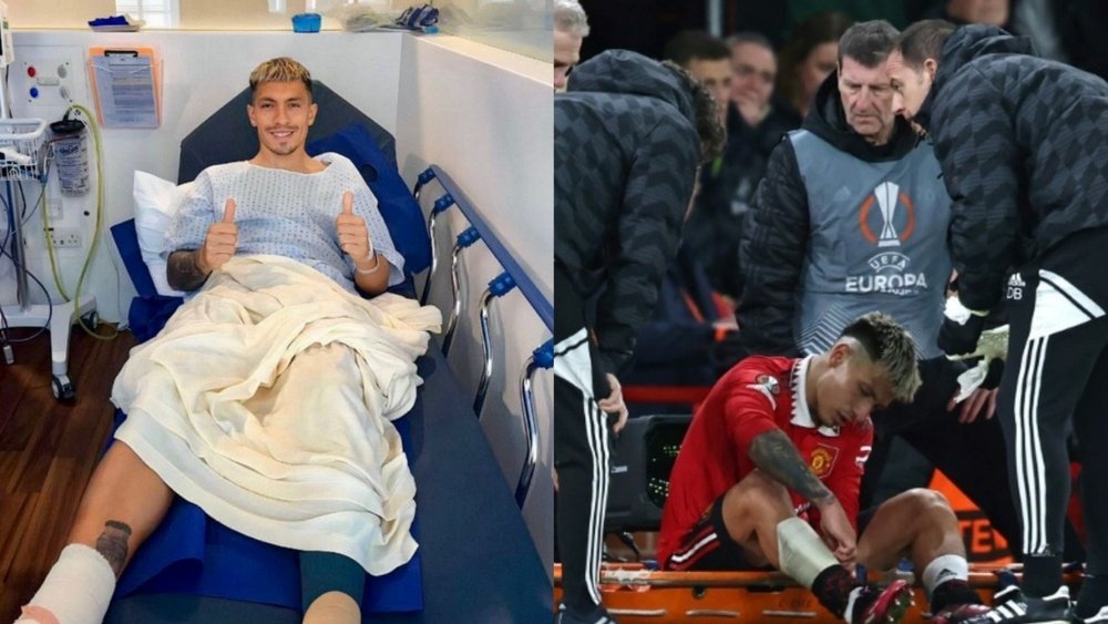 Martinez has already undergone surgery. LisandrMartinez/AFP