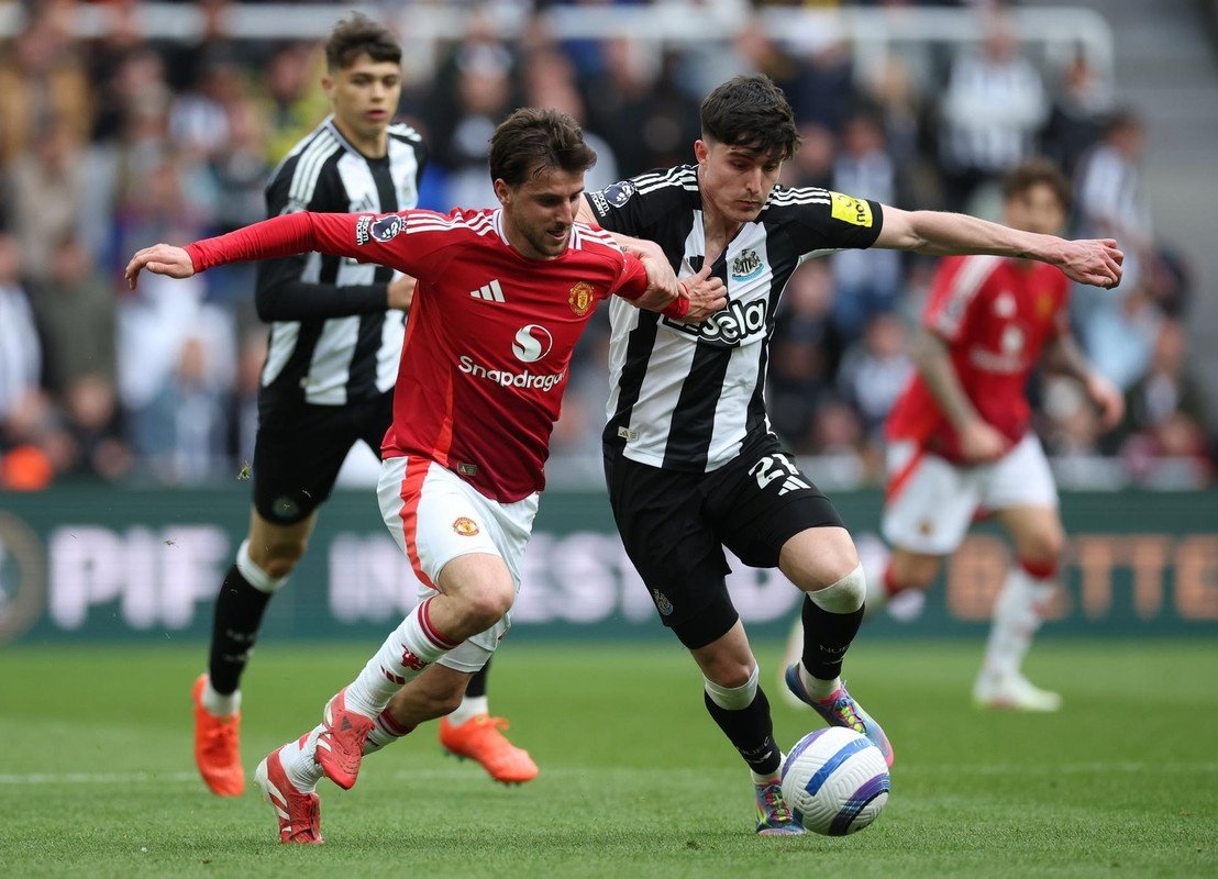 Tino Livramento has enjoyed a successful season at Newcastle. EFE