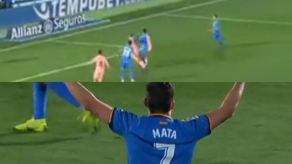 El colegiado no dio opción a repasar el gol.Captura/Movistar+