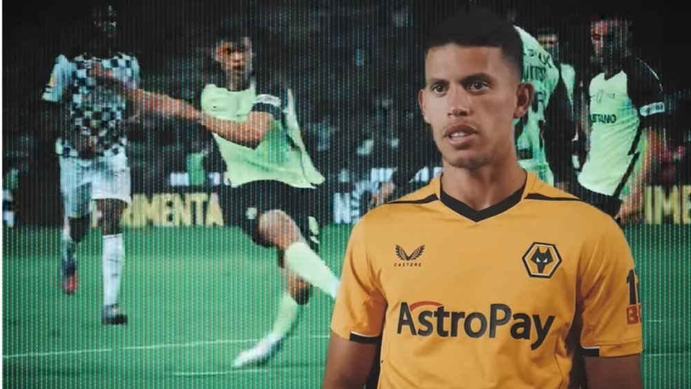 Matheus Nunes, objetivo del Chelsea. Captura/Wolves