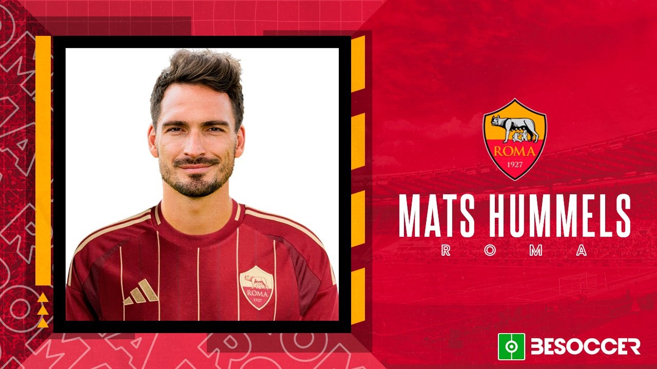 Hummels, nuevo jugador de la Roma. BeSoccer