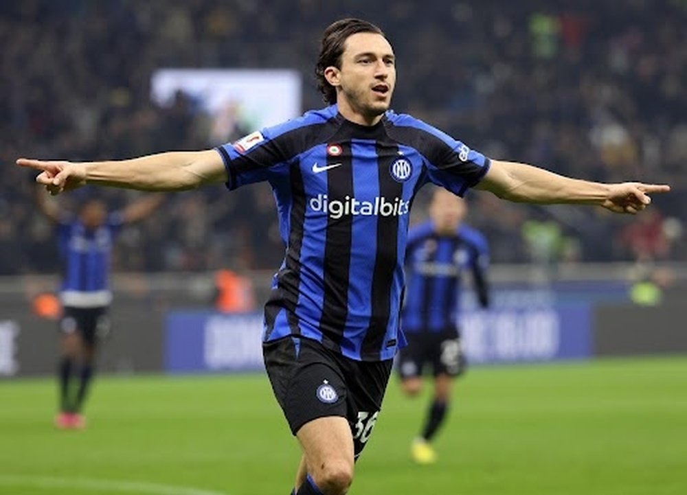 Matteo Darmian acumula 91 partidos oficiales con el Inter de Milán. EFE