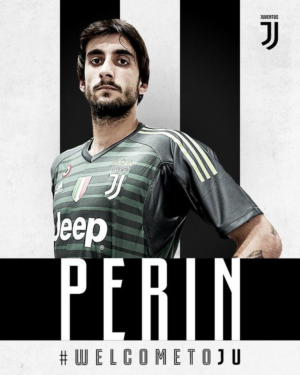 Perin é oficializado na Juventus. Twitter/Juventus