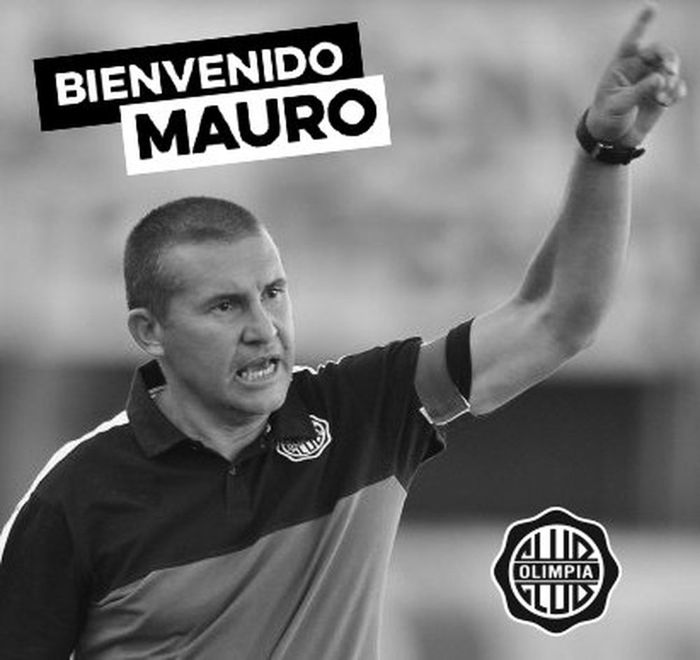 Mauro Caballero sustituirá en el cargo a Repetto. ClubOlimpia