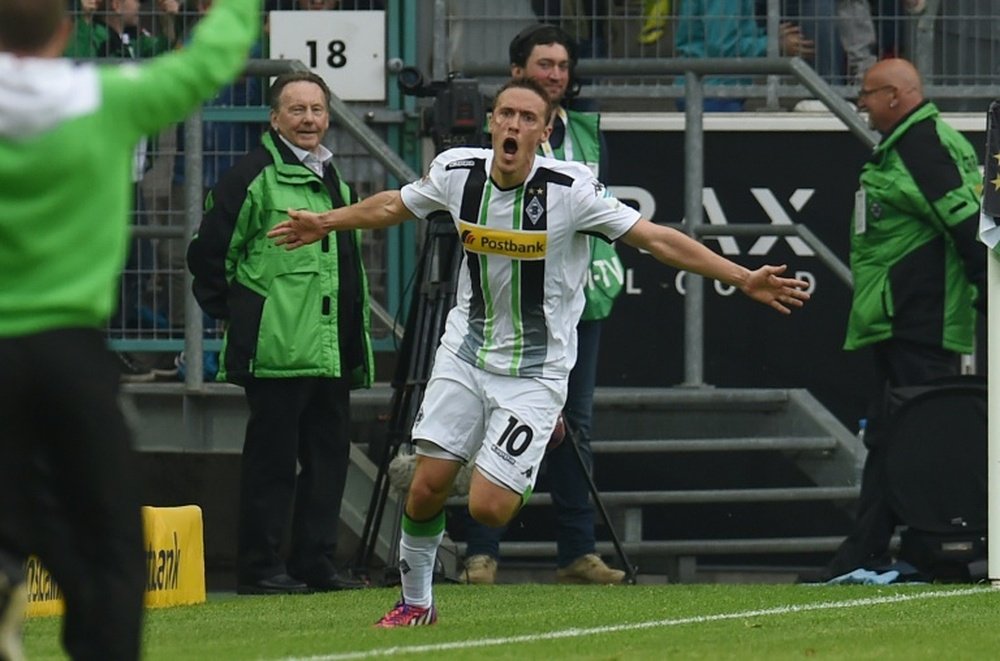 Max Kruse, pictured in action on April 26, 2015, has been lured to Wolfsburg in the quest for more silverware after Wolves won the German Cup last season