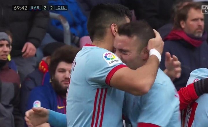 Maxi Gomes brought Celta level with 20 minutes to play!