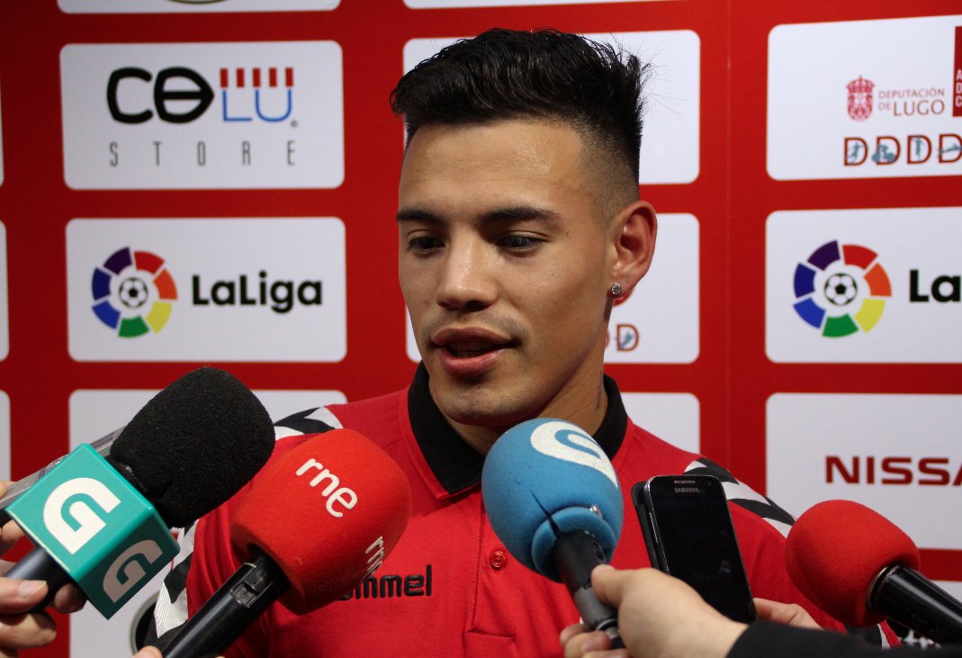 Maxi Rolón debutó con el Lugo y dice que tiene ganas de más
