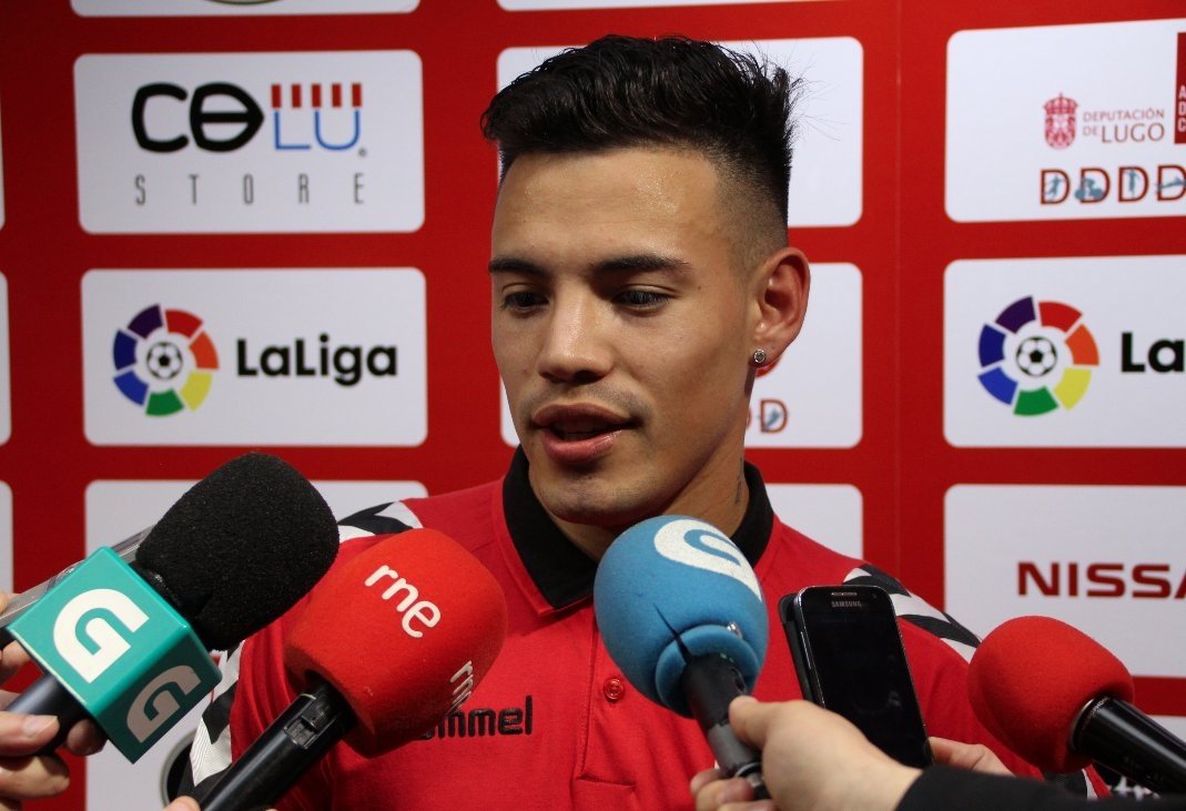Maxi Rolón debutó con el Lugo y dice que tiene ganas de más