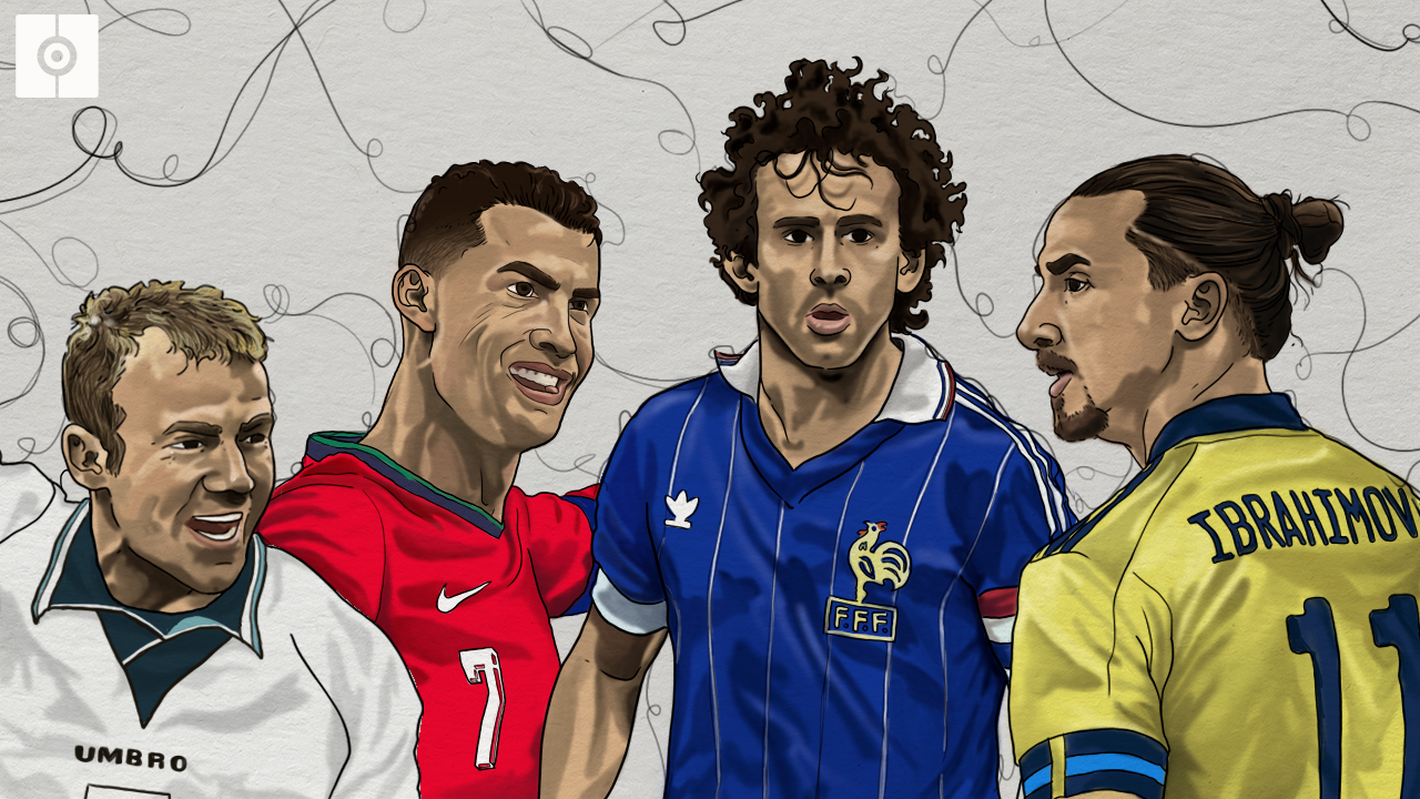Los 10 máximos goleadores de la Eurocopa