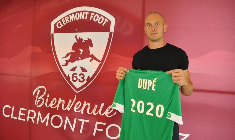 Nantes prête Dupé à Clermont. Twitter/ClermontFoot