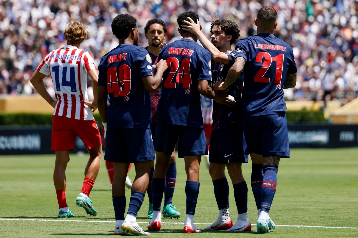Vitinha PSG Atlético de Madrid