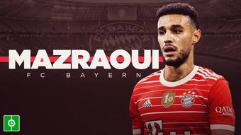 O Bayern ataca o mercado e contrata Mazraoui.BeSoccer