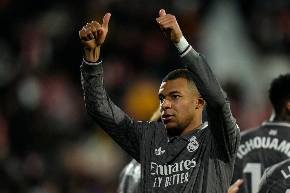 Mbappe made it 0-3 for Real Madrid against Girona. EFE