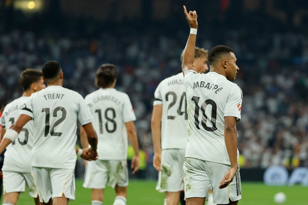 Mbappe is making his mark on LaLiga with his goals. EFE