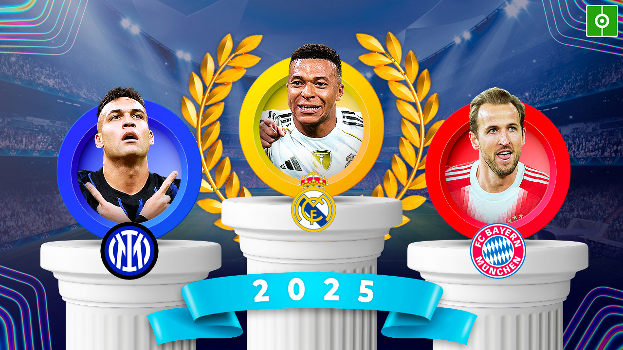 Mbappé termina 2025 como o melhor marcador da Champions League