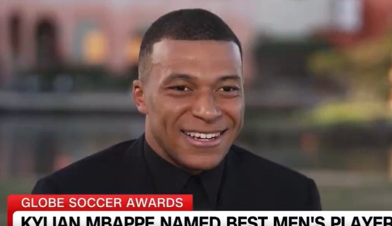 Mbappe is ready to start a new adventure. Screenshot/CNN