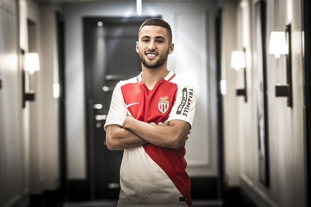 Mehdi Beneddine, joueur de l'AS Mónaco. ASMonaco