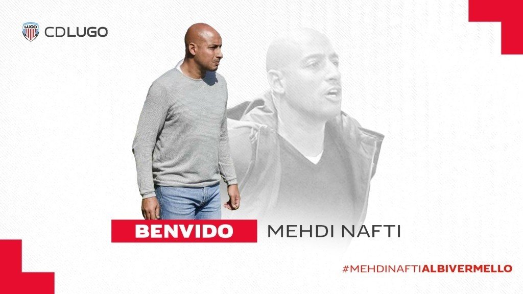 Mehdi Nafti ocupa el puesto que dejó Juanfran García. Twitter/CDLugo