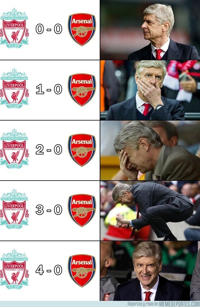 Los mejores 'memes' del LiverpoolArsenal