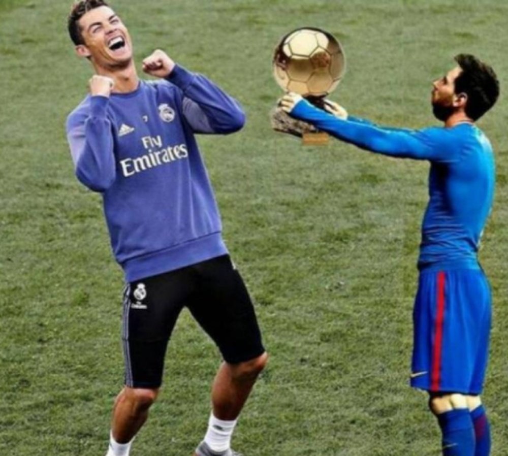 Messi, el protagonista de estos 'memes' junto a Cristiano. Twitter