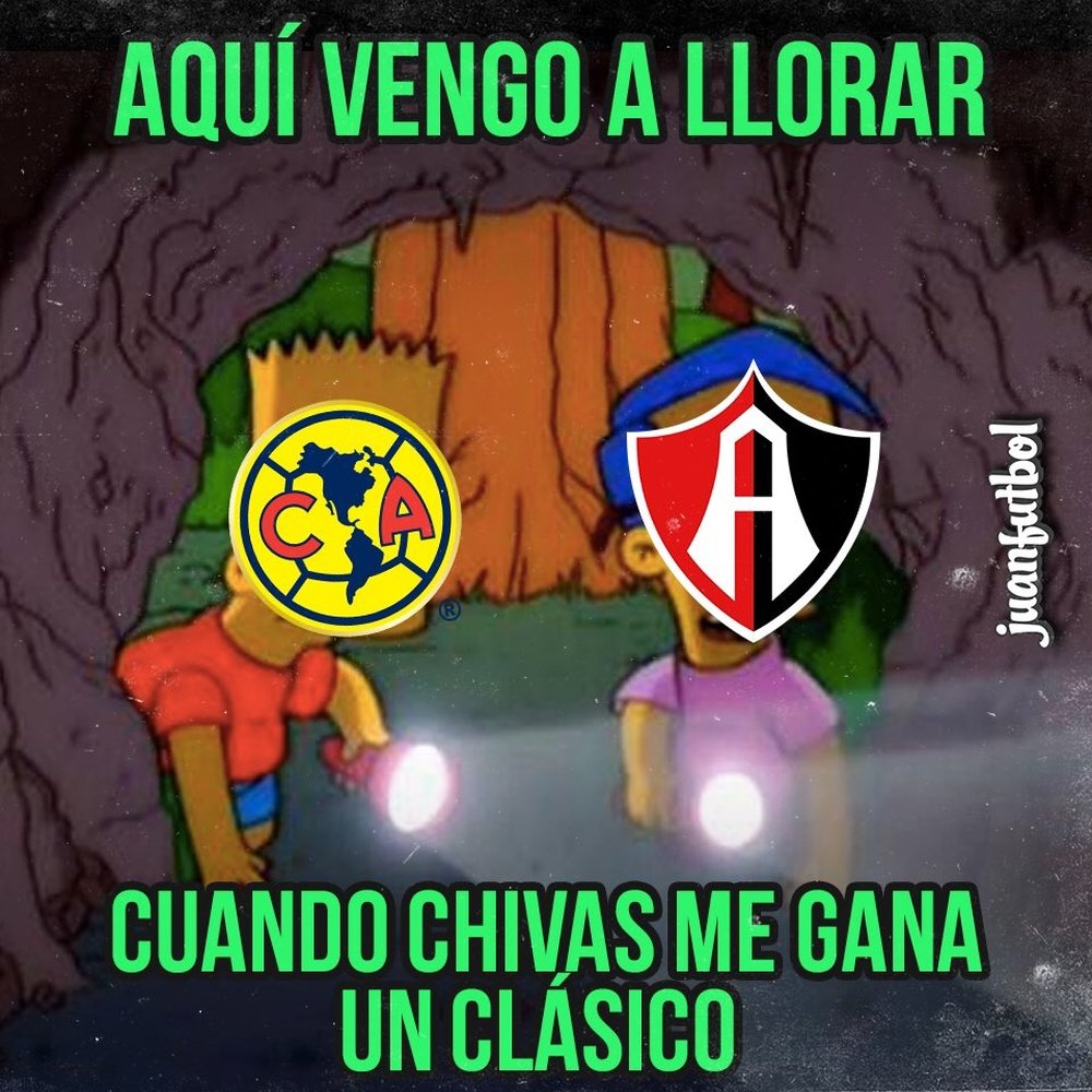 Los mejores 'memes' de la victoria de Chivas al América