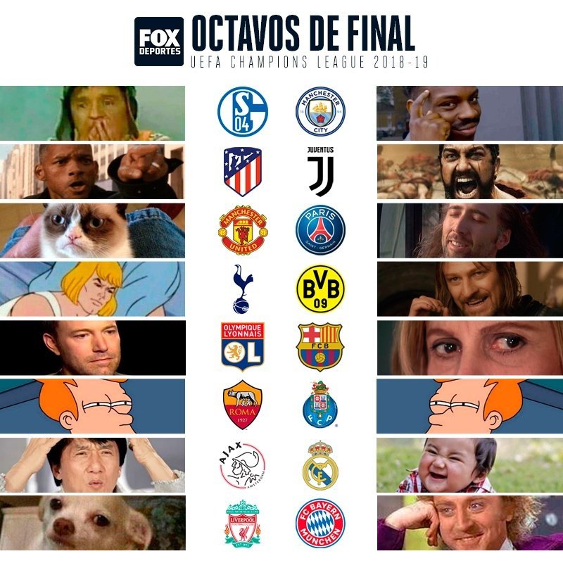 Las redes sociales se inundaron de 'memes' tras el sorteo. FoxDeportes