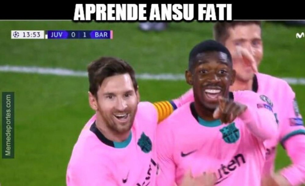 Los mejores memes del Juventus-Barcelona. Memedeportes