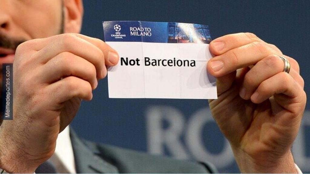 Los mejores memes del sorteo de la Champions