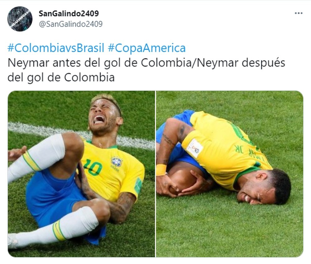Los mejores memes de la jornada en la Copa América. Twitter/SanGalindo2409