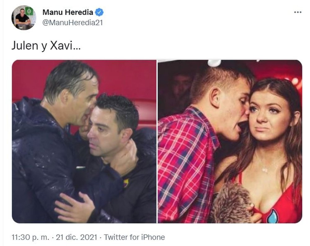Los mejores memes del Sevilla-Barcelona. Twitter/ManuHeredia21