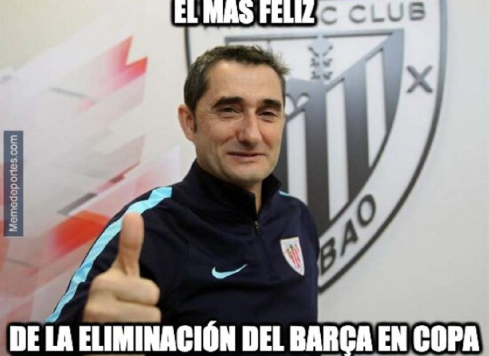 Memes antes y durante el Athletic-Barça. MemeDeportes