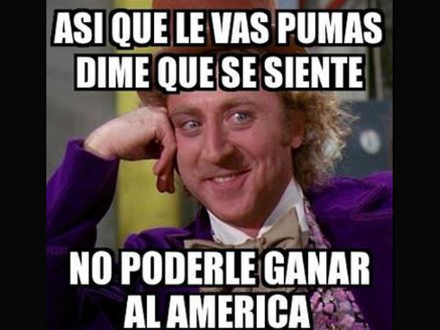 Amigo por correspondencia Anzai Cenagal Los mejores 'memes' del América-Pumas