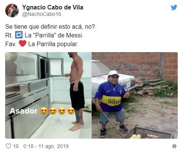 Los mejores 'memes' de la parrilla gigante de Messi