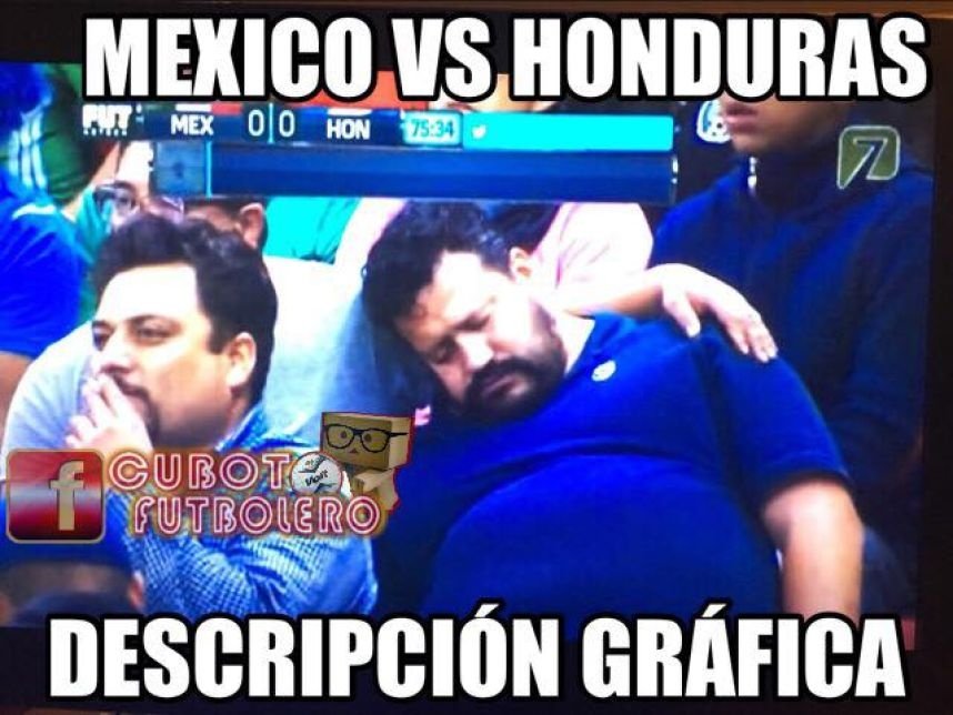 Meme del México-Honduras del 07-09-16. Twitter
