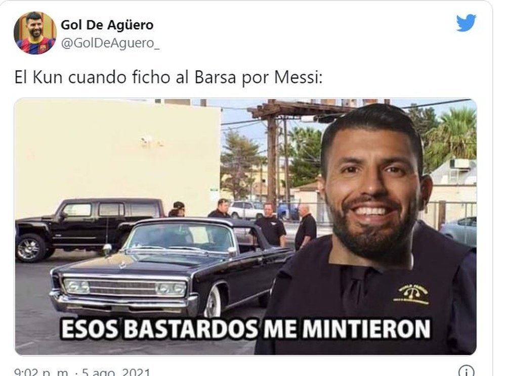 Los mejores memes de la salida de Leo Messi. Twitter/GolDeAguero_