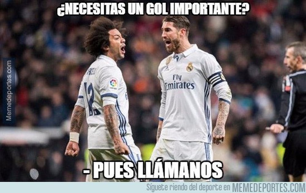Los salvadores del Real Madrid se encuentran en la zaga. MemeDeportes