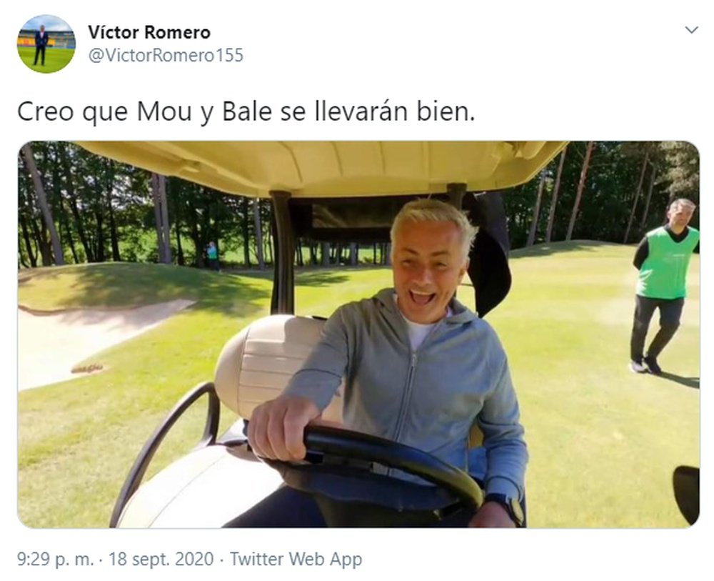 Los mejores memes de la vuelta de Bale. Twitter/VictorRomero155