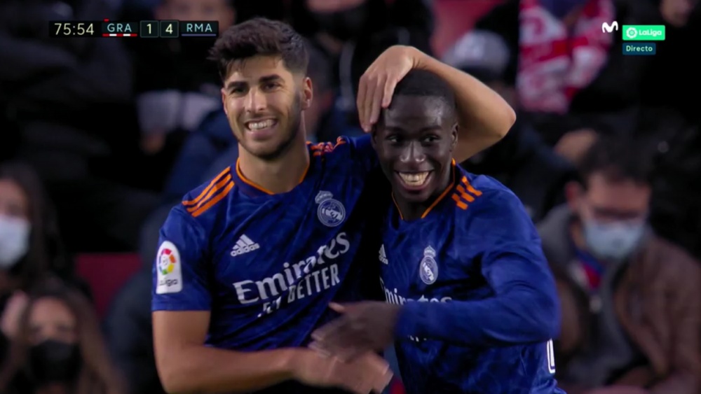 Mendy dio la puntilla tras un gran pase de Casemiro. Captura/MovistarLaLiga