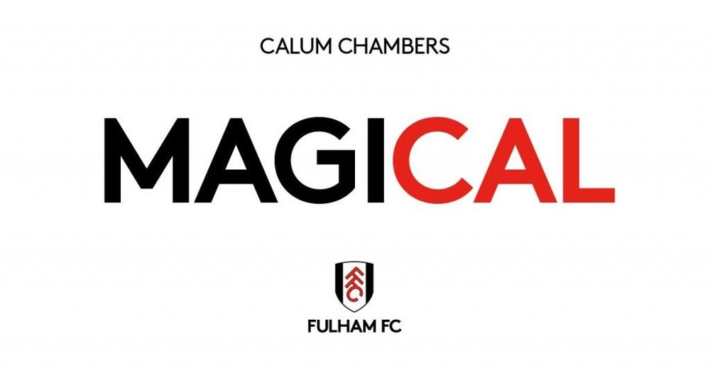 Chambers cambia de aires en busca de minutos. Twitter/FulhamFC