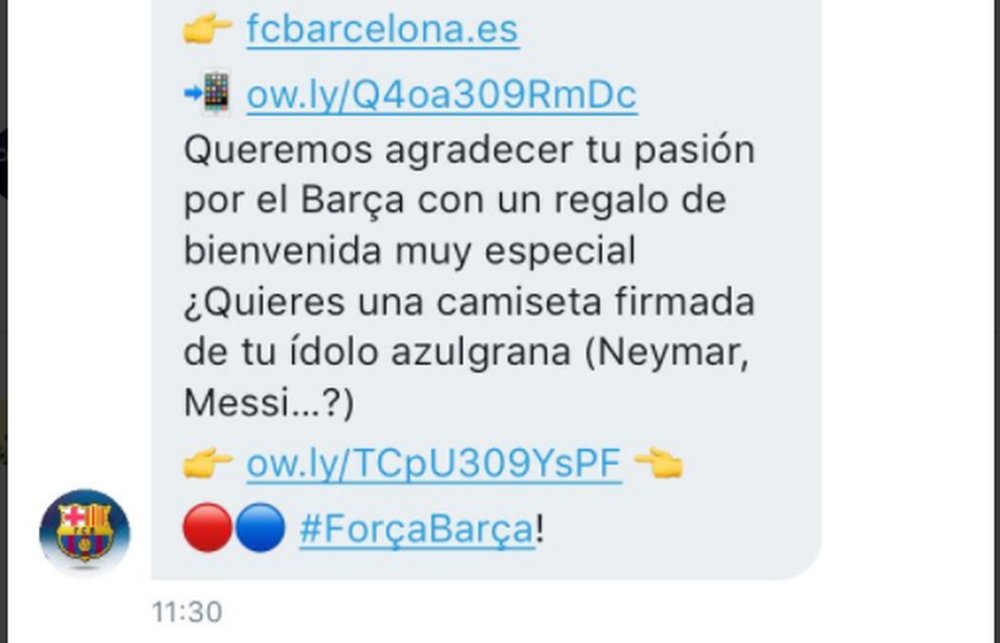 Hay que ir renovando los mensajes, Barça. FCBarcelona