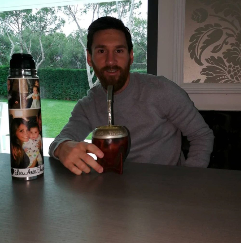 Suárez y Messi son dos asiduos a esta bebida aromática. Instagram/LeoMessi