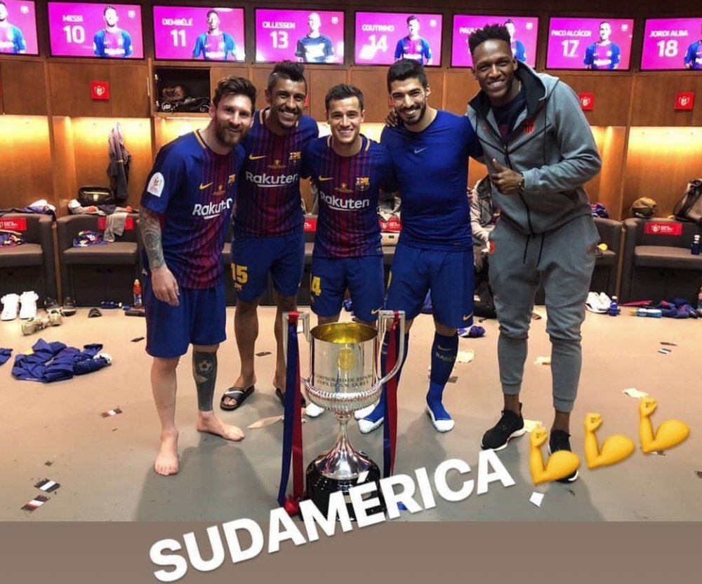 Esta es la imagen original que publicó Luis Suárez. Instagram
