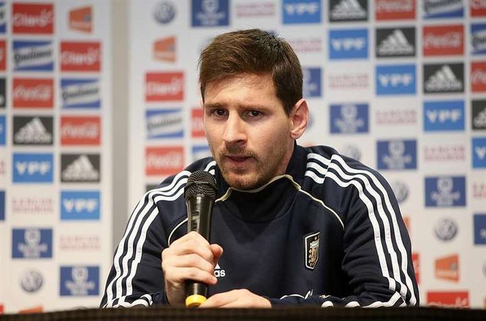 Messi was clear about Argentina's role at the World Cup. EFE