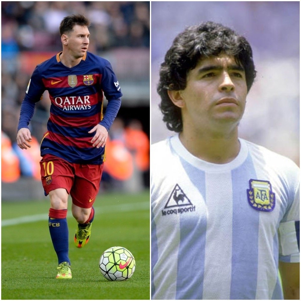 Messi et Maradona. BeSoccer