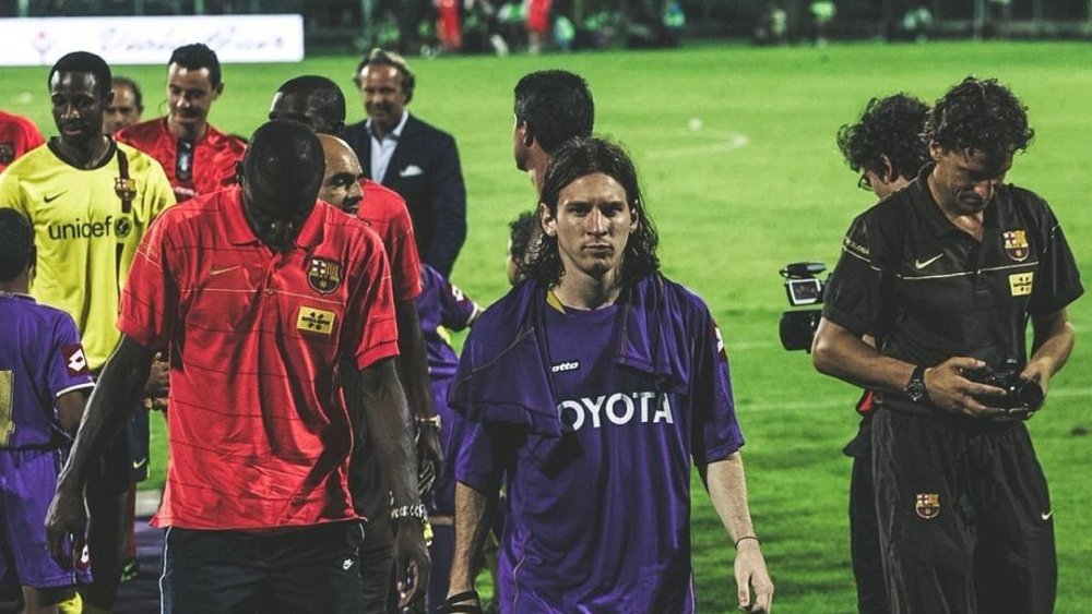 Le jour où Messi a porté le maillot de la Fiorentina. ACFFiorentina